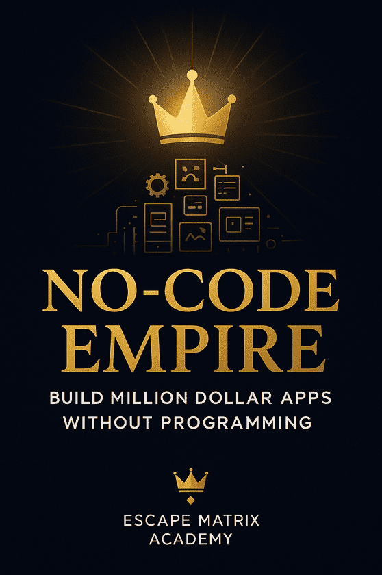 No-Code Empire Ebook - Build Million Dollar Apps Without Programming - No-Code Development Guide